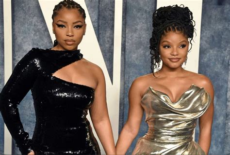 are chloe and halle sisters|halle bailey pregnant.